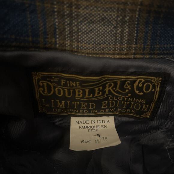 RRL Ralph Lauren Patchwork Overshirt Limited Edition Wool Jacket Men's XS Plaid - Picture 5 of 10